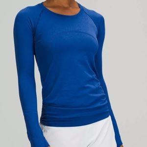 blue lulu swiftly teach long sleeve size 4